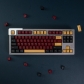 Red Samurai 104+64 Keys GMK PBT Doubleshot Keycaps Set Cherry Profile for Cherry MX Mechanical Gaming Keyboard